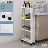Kệ hẹp di động 4 tầng đa năng, có bánh xe di chuyển - Giá chỉ 53.000₫ 4