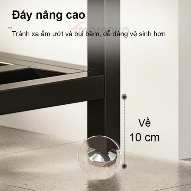 Kệ hoa 2/3 tầng giá đỡ hình thang thép carbon - Thiết kế sang trọng, chỉ 92.400₫