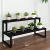 Kệ hoa 2/3 tầng giá đỡ hình thang thép carbon - Thiết kế sang trọng, chỉ 92.400₫ 10