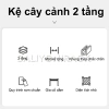 Kệ Hoa Nhiều Tầng Bali 24x24x90cm - Đa Năng Trang Trí Phòng Khách, Giá 209.000₫ 3