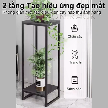 Kệ Hoa Nhiều Tầng Bali 24x24x90cm - Đa Năng Trang Trí Phòng Khách, Giá 209.000₫