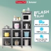 Kệ inox 3 tầng dày có bánh xe, Đựng lò vi sóng, nồi, chảo, chỉ 409.000₫