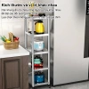 Kệ inox 3 tầng dày có bánh xe, Đựng lò vi sóng, nồi, chảo, chỉ 409.000₫ 2