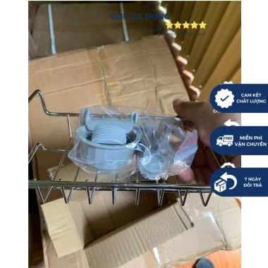 Kệ inox 304 đa năng, đựng lưới rửa bát, xà bông treo, giá chỉ 59.000đ 8