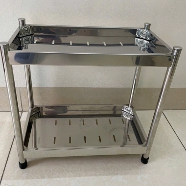Kệ inox đa năng 2-3 tầng cho bếp và phòng tắm – Đựng gia vị tiện lợi, giá chỉ 150.000đ 5