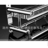 Kệ inox dán tường 2 tầng 40cm - Giá 219.000đ, kèm móc treo, dụng cho nhà tắm 3