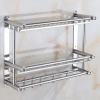 Kệ inox dán tường 3 tầng - Giá 219.000đ, treo khăn & để đồ nhà tắm, tiết kiệm không gian 4