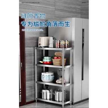 Kệ inox nhà bếp sang trọng, sạch sẽ - Giá chỉ 255.000 VND, giảm từ 318.750 VND 5