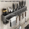Kệ Không Khoan Đa Năng Treo Tường Nhà Bếp - Giá Cài Dao, Kéo, Ống Đũa KD00-01