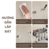 Kệ Không Khoan Đa Năng Treo Tường Nhà Bếp - Giá Cài Dao, Kéo, Ống Đũa KD00-01 4