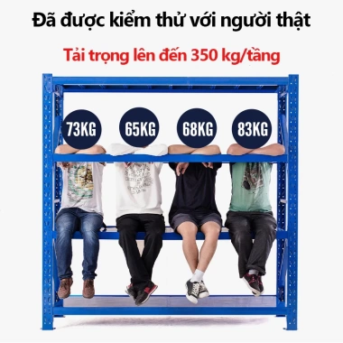 Kệ KING GLOBAL Chịu lực cao 250kg/lớp - Dày 200x60x200mm, chống ẩm, giá ưu đãi 2,5 triệu 2
