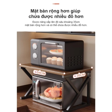 Kệ Lò Vi Sóng Đa Năng LUXE Điều Chỉnh Kích Thước 2-3 Tầng Cho Nhà Bếp 135.000 VND 8