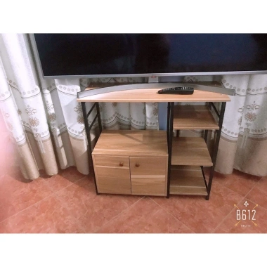 Kệ Lò Vi Sóng Nhiều Ngăn, Tầng Lắp Ghép Gọn Gập - Miễn Phí Vận Chuyển, 213.000₫ 4