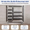 Kệ Lò Vi Sóng Thép Không Gỉ, Thiết Kế Hiện Đại - Giá 595.000 VNĐ GVQ Store 6