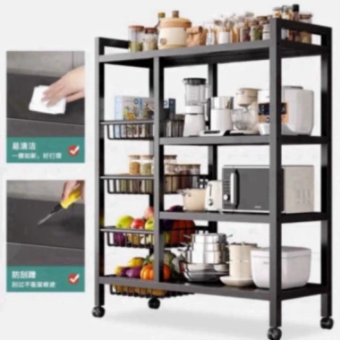 Kệ Lò Vi Sóng Thép Không Gỉ, Thiết Kế Hiện Đại - Giá 595.000 VNĐ GVQ Store 9