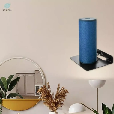 Kệ loa treo tường kim loại chắc chắn - Giá đỡ phụ kiện, thiết kế nổi, nhỏ gọn 3