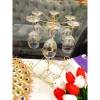 Kệ ly rượu vang cổ điển 6 ly - Giá treo + kệ rượu, décor phòng khách, 239.000₫ 9