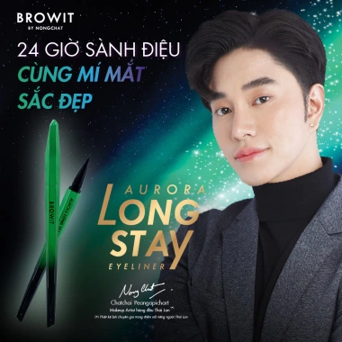 Kẻ Mắt Lâu Trôi Siêu Mảnh Browit Aurora Long Stay 0.5g - Không Vón Cục, Giá 139k 7