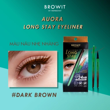 Kẻ Mắt Lâu Trôi Siêu Mảnh Browit Aurora Long Stay 0.5g - Không Vón Cục, Giá 139k 10