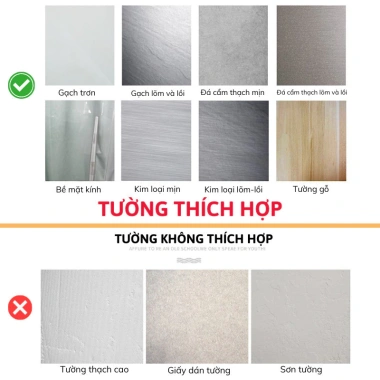 Kệ Máy Sấy Tóc C&M BABY Dán Tường Nhôm Tiện Lợi, Chắc Chắn, Giá Ưu Đãi 61.261₫