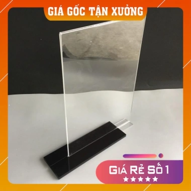 Kệ Menu Mica A4 Đế Lùa 02 Mặt - Giá gốc 102.850, giảm còn 85.000 2 Kệ Menu Mica A4 Đế Lùa 02 Mặt - Giá gốc 102.850, giảm còn 85.000 2