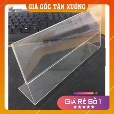 Kệ mica chức danh để bàn một mặt 30x10 cm - Giá Tận Xưởng 31.000 dong, giảm mạnh
