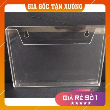 Kệ mica treo tường A4 trong suốt - Giá gốc 116k, giảm còn 90k 3