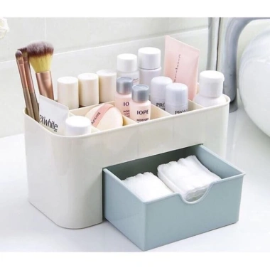 Kệ mỹ phẩm nhiều ngăn nhựa - Giá 19.500đ, gọn gàng, tiện lợi cho bàn 4