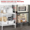 Kệ Nhà Bếp 6 Tầng Đa Năng Bằng Sắt Sơn Tĩnh Điện Lắp Ráp Nhanh Tiện Lợi 4