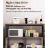 Kệ nhà bếp 80-120cm Xám-Đen - Nhiều ngăn, tủ bếp đa năng, chỉ 669.000 dong 2