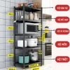Kệ nhà bếp đa năng IMU Furniture bánh xe, sơn tĩnh điện sắt dày, giá chỉ 498.000₫ 5