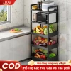 Kệ nhà bếp đa năng LUXE bánh xe di chuyển - Đựng hoa quả, rau củ, đồ, 429.000đ