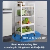 Kệ nhà bếp đa năng LUXE bánh xe di chuyển - Đựng hoa quả, rau củ, đồ, 429.000đ 8