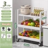 Kệ nhà bếp đa năng LUXE bánh xe di chuyển - Đựng hoa quả, rau củ, đồ, 429.000đ 10