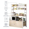 Kệ Nhà Bếp Đa Năng RACK Gỗ MDF và Thép Carbon, Kèm Ngăn Đựng Lò Vi Sóng, Giá Ưu Đãi 549k 9