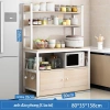 Kệ Nhà Bếp Đa Năng RACK Gỗ MDF và Thép Carbon, Kèm Ngăn Đựng Lò Vi Sóng, Giá Ưu Đãi 549k 10