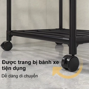 Kệ nhà bếp đa năng sắt 3-6 tầng 150kg, sơn tĩnh điện chống rỉ - Giá 79.000 VND
