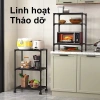 Kệ nhà bếp đa năng sắt 3-6 tầng 150kg, sơn tĩnh điện chống rỉ - Giá 79.000 VND 4