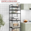 Kệ nhà bếp đa năng sắt 3-6 tầng 150kg, sơn tĩnh điện chống rỉ - Giá 79.000 VND 6