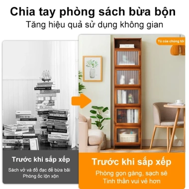 Kệ Nhà Bếp LACCOHUG 3‑6 Tầng Bánh Xe – Giá 399.000₫, Dùng cho Phòng Khách, Tắm, Ban Công