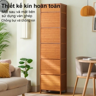 Kệ Nhà Bếp LACCOHUG 3‑6 Tầng Bánh Xe – Giá 399.000₫, Dùng cho Phòng Khách, Tắm, Ban Công