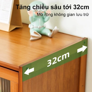 Kệ Nhà Bếp LACCOHUG 3‑6 Tầng Bánh Xe – Giá 399.000₫, Dùng cho Phòng Khách, Tắm, Ban Công