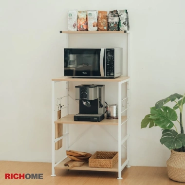 Kệ nhà bếp RICHOME B-H-SH495-D-1 I-R-SH596W - kệ lò vi sóng, giá chỉ 849.000₫