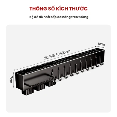 Kệ Nhà Bếp Treo Tường Đa Năng Nhôm – Không Cần Khoan, Tiện Lợi Cho Gia Vị 210,180₫ 2 Kệ Nhà Bếp Treo Tường Đa Năng Nhôm – Không Cần Khoan, Tiện Lợi Cho Gia Vị 210,180₫ 2