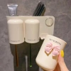 Kệ nhả kem Đánh răng tự động UFORU - Bộ treo, cốc dán tường, đựng bàn chải nhà tắm, chỉ 149.000 VND 6