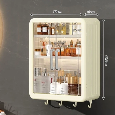 Kệ nhà tắm 3 tầng dán tường siêu dính, kệ gia vị bếp 3 tầng ngăn khéo, đựng đồ 7.678 MHP – 26.000₫
