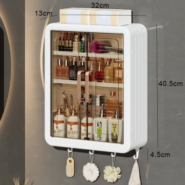 Kệ nhà tắm 3 tầng dán tường siêu dính, kệ gia vị bếp 3 tầng ngăn khéo, đựng đồ 7.678 MHP – 26.000₫