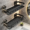 Kệ nhà tắm dán tường DANLE DL 145 - Nhôm cao cấp, dày dặn, miếng dán siêu chắc, giá chỉ 155.000₫