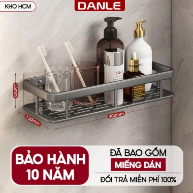 Kệ nhà tắm dán tường DANLE DL 145 - Nhôm cao cấp, dày dặn, miếng dán siêu chắc, giá chỉ 155.000₫ 10 Kệ nhà tắm dán tường DANLE DL 145 - Nhôm cao cấp, dày dặn, miếng dán siêu chắc, giá chỉ 155.000₫ 10