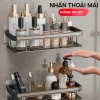 Kệ nhà tắm dán tường Enomax đa năng nhôm cao cấp chống gỉ, kèm phụ kiện lắp đặt, 155.000₫ 5